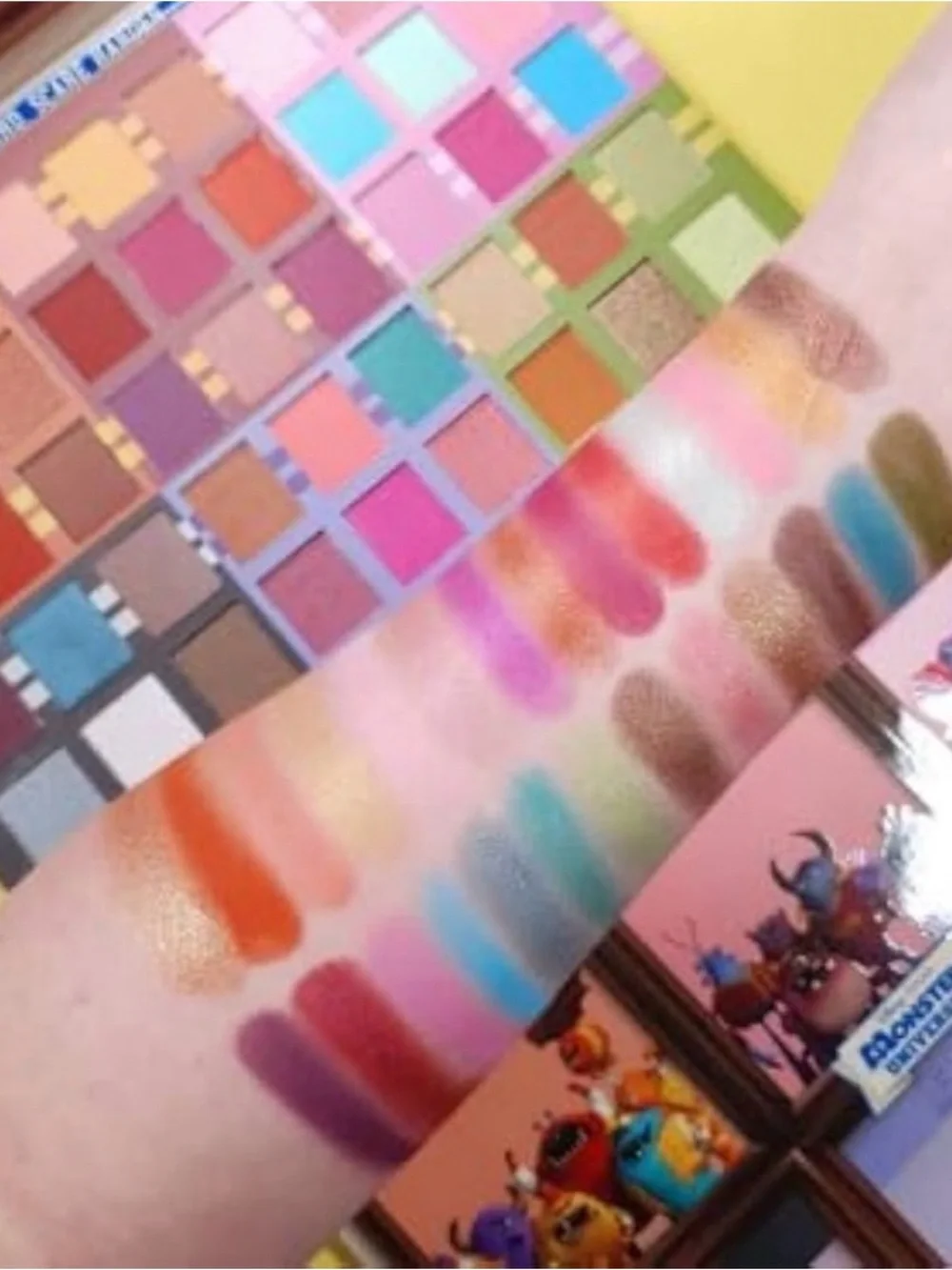 Disney Pixar Monsters University X Revolution Shadow Palette - 54 Shades Jumbo